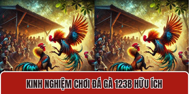 Kinh nghiệm chơi đá gà 123B hữu ích