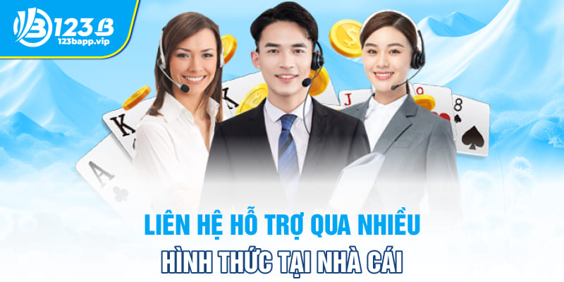 Liên hệ hỗ trợ qua nhiều hình thức tại nhà cái